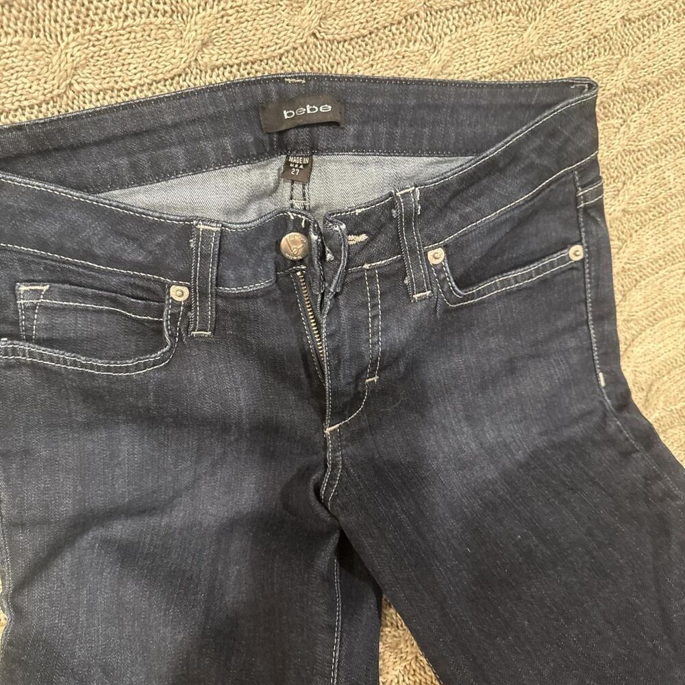Bebe Women's Navy and Blue Jeans